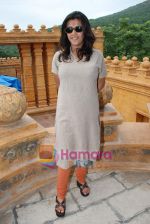 Ekta Kapoor on the sets of Mahabratha on the occasion of Janmashtami in Film City on August 24th 2008 (4)